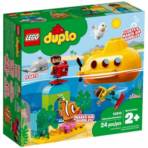 LEGO DUPLO 10910 PRZYGODA W ŁODZI PODWODNEJ