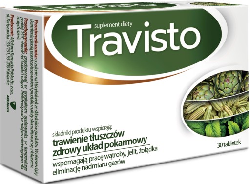 Travisto Zdrowa Wątroba Trawienie 30 tabletek
