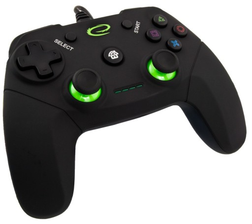 gamepad USB PS3 PC wibracja tryb analogowy