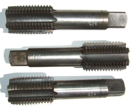 GWINTOWNIK M52 M52x5 M 52 5 HSS FWP VIS Fanar NGMm/3 KOMPLET 3 Szt Polski