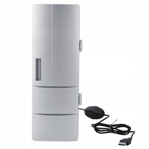 MINI LODÓWKA DRINK COOLER CIEPLEJ SAMOCHÓD USB