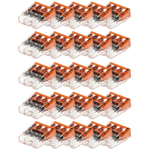25x WAGO 2273-203 SZYBKOZŁĄCZKA 3x2,5 ZŁĄCZKA