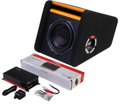 Micro Wzmacniacz VIBE POWERBOX400.1 + Subwoofer VIBE SLICK MIT8