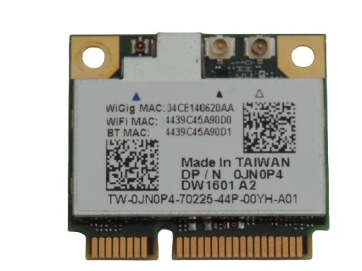 Moduł WIFI Bluetooth Dell Atheros QCA9005 DW1601 A2 DELL M4800
