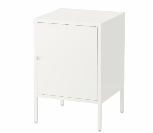 IKEA HALLAN komoda kombinacja z drzwiami, biały,45x47x67 cm