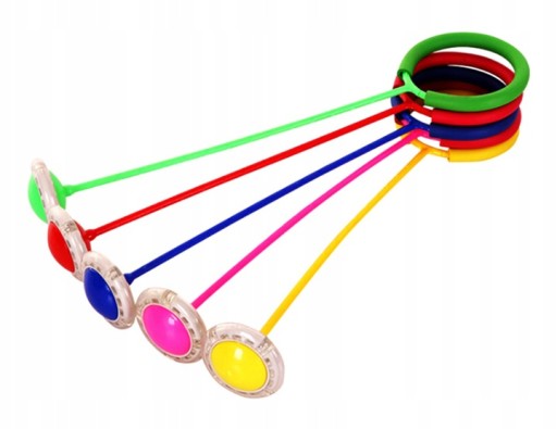 Hula hop na nogę skipper skakanka dla dzieci LED