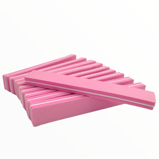 10x Pilnik Polerka do paznokci Szeroka 100/180 SUNSHINE zestaw 10szt buffer