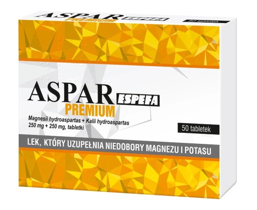 Aspar Espefa, 50 tabletek