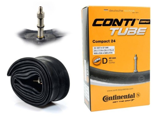 Dętka Continental Compact 24''x1,25-1,75 dunlop 40