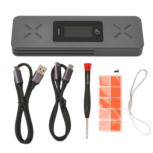 Obudowa M.2 NVMe SSD USB3.2 GEN2 z wyświetlaczem do dysku 2280