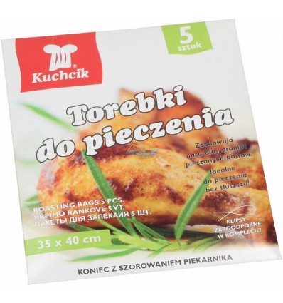 Kuchcik Torebki do Pieczenia 35x40 cm 5 szt