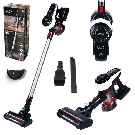 Odkurzacz pionowy Adler 22.2V 350W HEPA cyklon 2w1