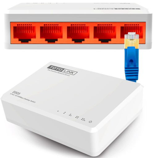 Switch Totolink S505-V5 5xRJ45 100Mb/s Desktop