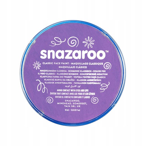 Snazaroo Farba do ciała 18 ml: Lilac