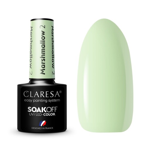 CLARESA Lakier hybrydowy MARSHMALLOW 2