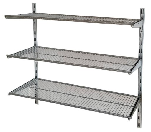 REGAŁ METALOWY ŚCIENNY PÓŁKI WISZĄCE VARIO 3x30SPR