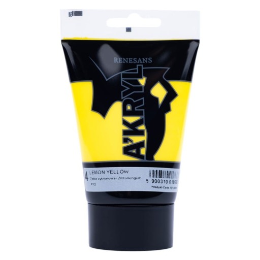 FARBA AKRYLOWA RENESANS A'KRYL 100ML 4 ŻÓŁTA CYTRYNOWA