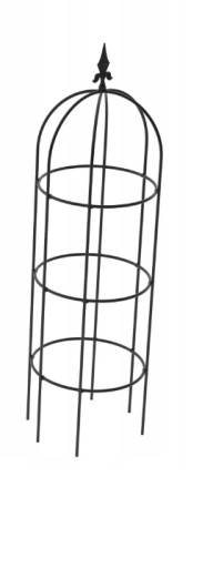PODPORA DO WINA POMIDORÓW KWIAT METALOWA 80cm SŁUP
