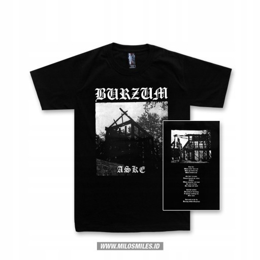 KOSZULKA T-Shirt Baju Kaos | Burzum - Aske