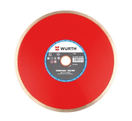 WURTH Tarcza diamentowa 250X25,4/30