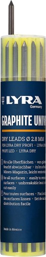 LYRA rysiki GRAFITY wkłady do OŁÓWKA budowlanego