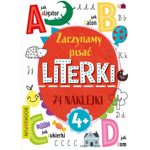 Zaczynam pisać literki - Books&Fun 4+