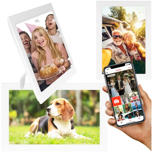 FOTORAMKA DENVER CYFROWA RAMKA DOTYKOWA ZDJĘCIA BIAŁA 10,1