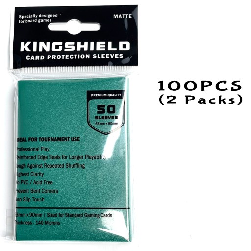 100PCS Matte Card Sleeves for YGO Trading Cards