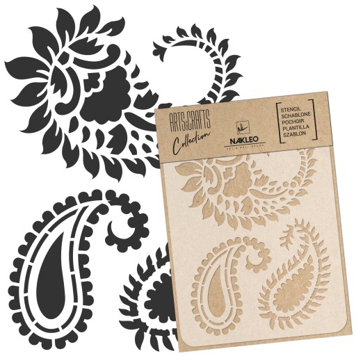 Szablon SCRAPBOOKING DIY / A4 / PAISLEY