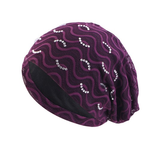turban chemioterapii Koronki z kryształkami luźne