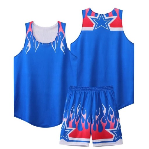 Healthvictor Reversible Basketball Tank Top Shorts Sets