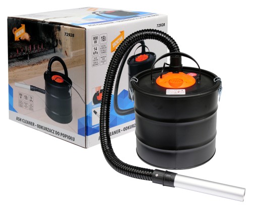 ODKURZACZ DO POPIOŁU Z KOMINKA GRILA 18L 800W