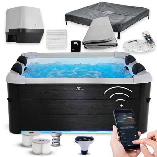 Mspa PANELOWE OSLO Sztywne 6os OZON BICZE Hydromasaż Filtry LEDWIFI Model24