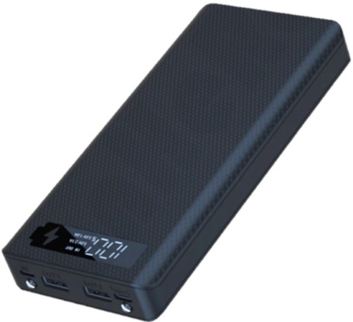 Obudowa PowerBank 8x 18650 2xUSB USB C SKRĘCANA
