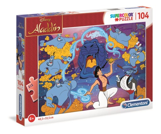 Puzzle SuperColor Aladyn 104 elementy K-27283