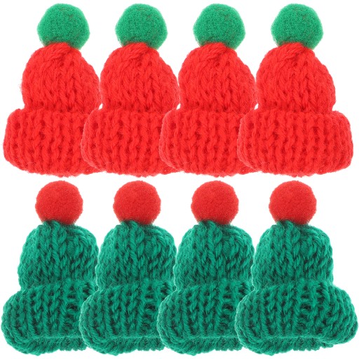 MINI BEANIE MINIATUROWE CZAPKI ŚWIĄTECZNE