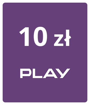 Doładowanie Play 10 PLN | Kod | Pre-paid | 10 zł