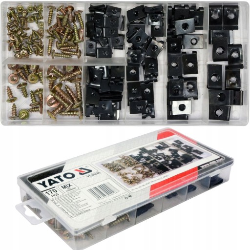YT-06780 PODKŁADKI WKRĘTY DO KAROSERII 170sz MIX