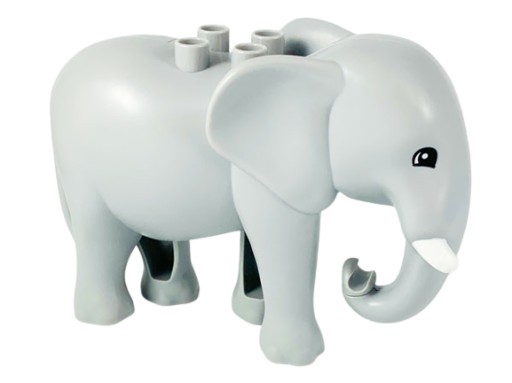 LEGO DUPLO FIGURKA SŁOŃ DOROSŁY NOWY (75g)
