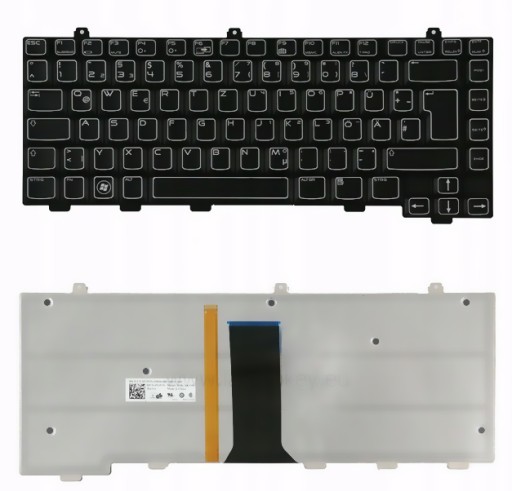 Nowa Klawiatura do Dell Alienware M15X Area 51 podświetlana