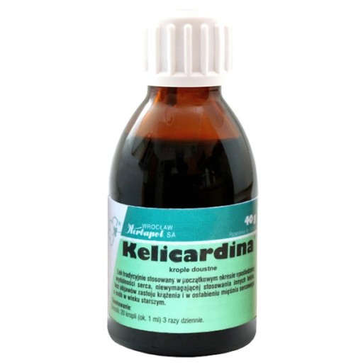 Kelicardina krople skurcz mięśnia sercowego 40 g
