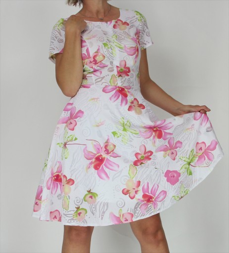 NOWOŚĆ ELEGANCKA SUKIENKA DO KARMIENIA 42/XL SUPER