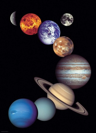 Eurographics NASA Solar System Puzzle (1000 Pieces