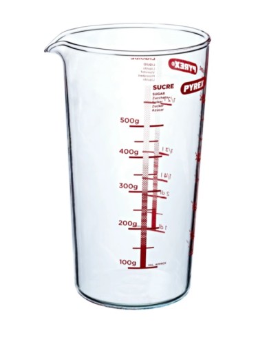 Miarka dzbanek z miarką szklanka 0,5 L Pyrex