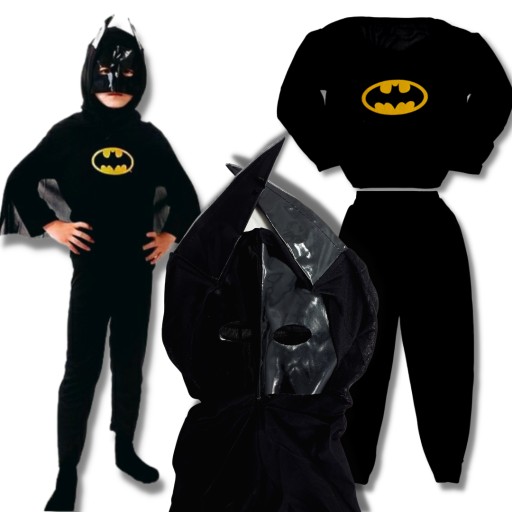 STRÓJ BATMAN 3-4 lata PELERYNA HALLOWEEN KOSTIUM
