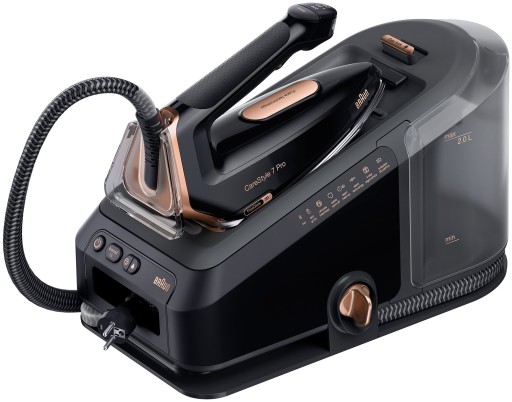 CZARNY Stylowy Generator pary BRAUN CareStyle 7 Pro IS 7286 BK