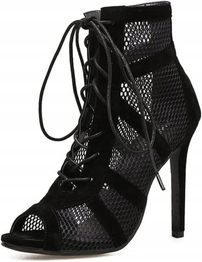 CHAMPAGNE DANCING SHOES DECORATED 10cm