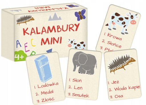 KALAMBURY MINI - GRA KARCIANA 4+ PODRÓŻNA RODZINNA - KANGUR