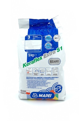 Klej MAPEI KERAFLEX EXTRA S1 szary 5kg