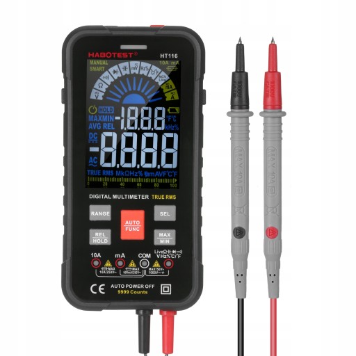 CYFROWY MULTIMETR TESTER NAPIĘCIA I PRĄDU HT116